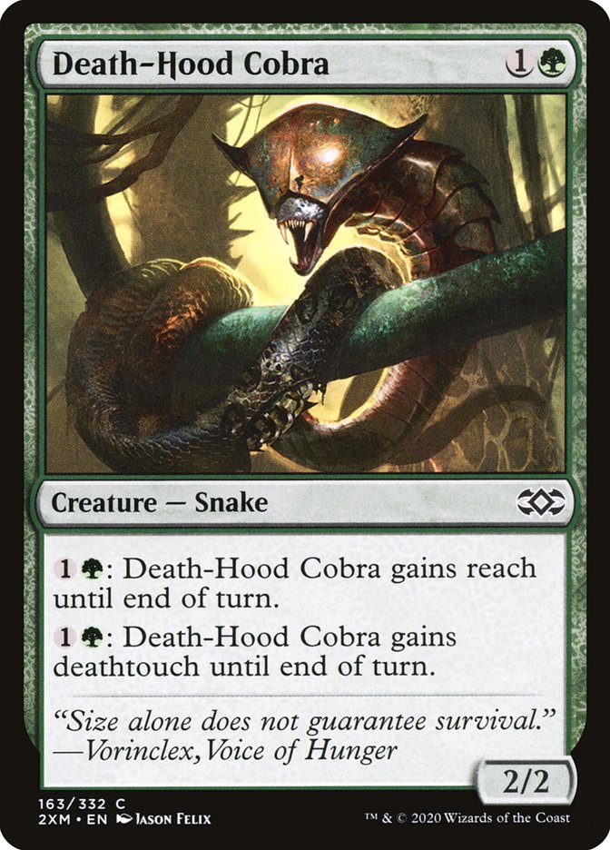 Death-Hood Cobra [Double Masters] | Exor Games Bridgewater