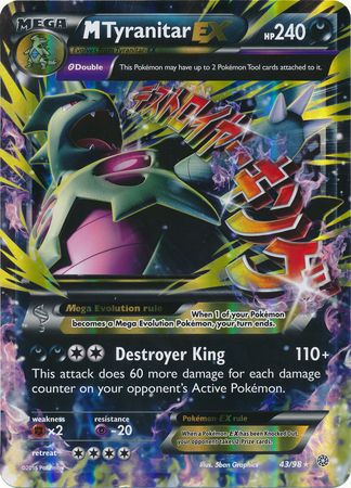 M Tyranitar EX (43/98) (Jumbo Card) [XY: Ancient Origins] | Exor Games Bridgewater