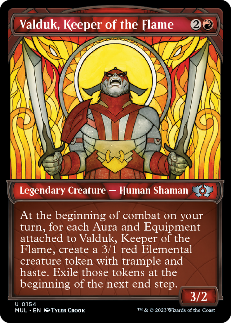 Valduk, Keeper of the Flame (Halo Foil) [Multiverse Legends] | Exor Games Bridgewater