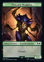Tyranid (017) // Tyranid Warrior Double-sided Token (Surge Foil) [Universes Beyond: Warhammer 40,000 Tokens] | Exor Games Bridgewater