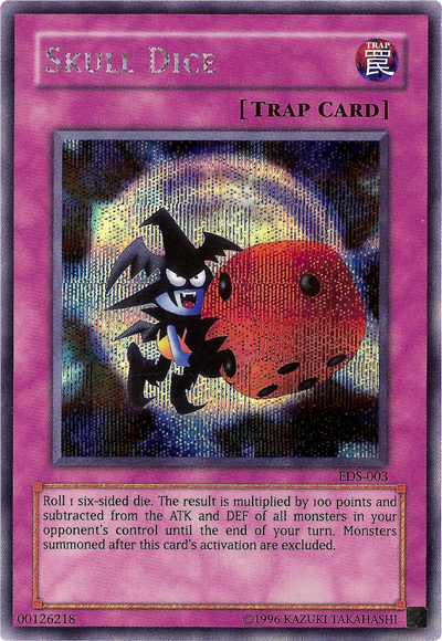 Skull Dice [EDS-003] Secret Rare | Exor Games Bridgewater