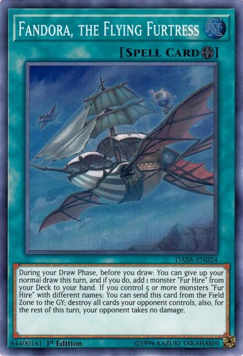 Fandora, the Flying Furtress [DASA-EN024] Super Rare | Exor Games Bridgewater