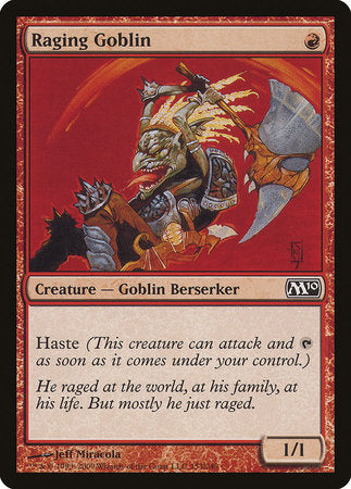 Raging Goblin [Magic 2010] | Exor Games Bridgewater