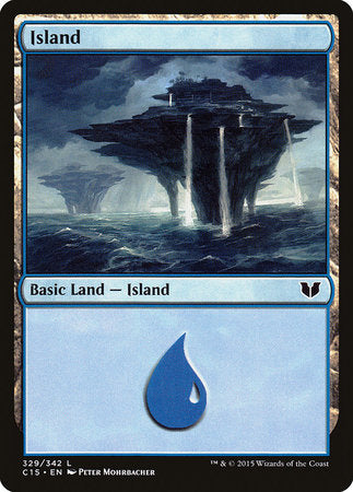 Island (329) [Commander 2015] | Exor Games Bridgewater