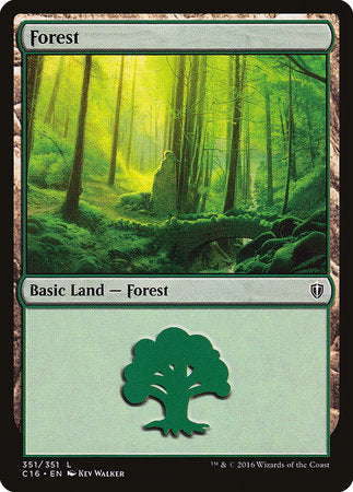 Forest (351) [Commander 2016] | Exor Games Bridgewater