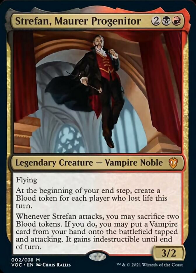 Strefan, Maurer Progenitor (Display Commander) [Innistrad: Crimson Vow Commander] | Exor Games Bridgewater