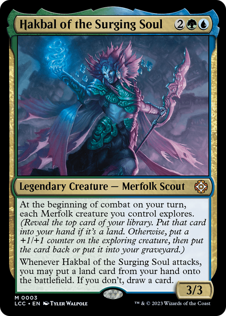 Hakbal of the Surging Soul [The Lost Caverns of Ixalan Commander] | Exor Games Bridgewater