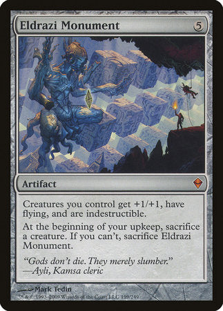 Eldrazi Monument [Zendikar] | Exor Games Bridgewater