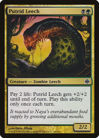 Putrid Leech [Alara Reborn] | Exor Games Bridgewater