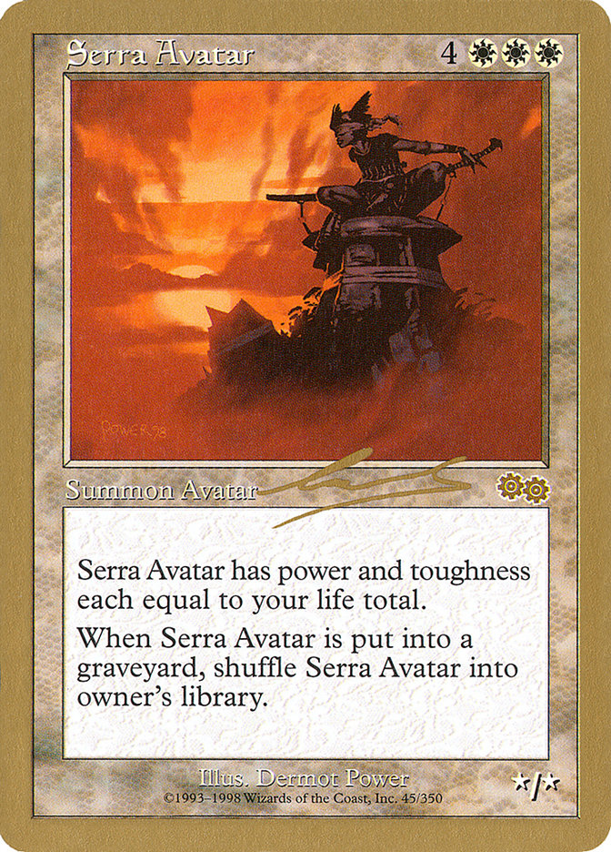 Serra Avatar (Nicolas Labarre) [World Championship Decks 2000] | Exor Games Bridgewater