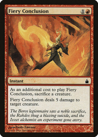 Fiery Conclusion [Ravnica: City of Guilds] | Exor Games Bridgewater