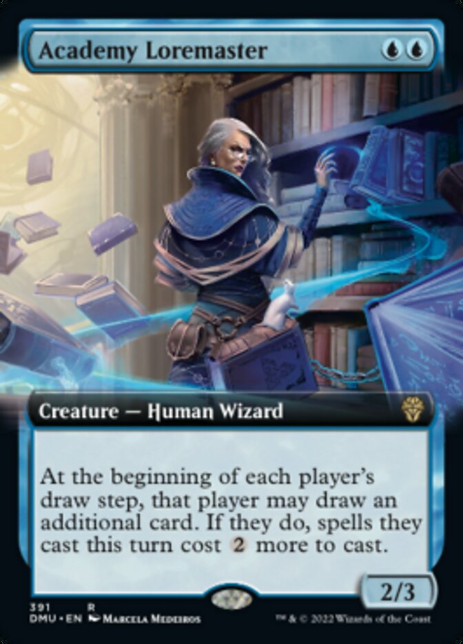 Academy Loremaster (Extended Art) [Dominaria United] | Exor Games Bridgewater