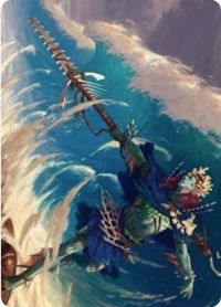 Tazeem Roilmage Art Card [Zendikar Rising Art Series] | Exor Games Bridgewater