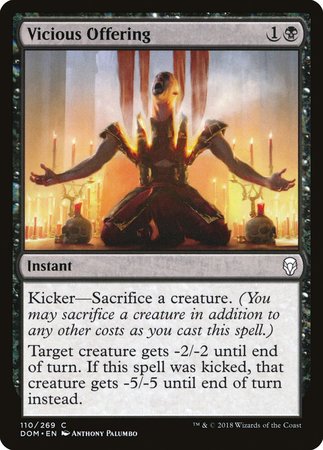 Vicious Offering [Dominaria] | Exor Games Bridgewater