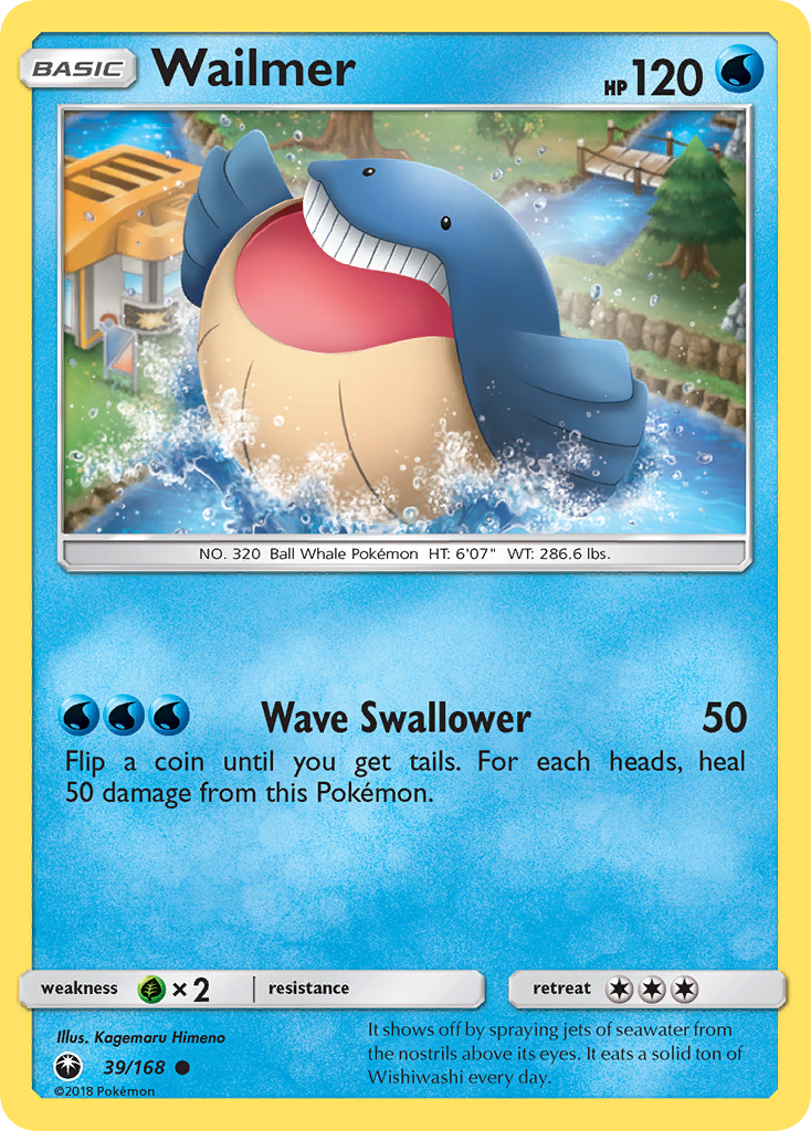 Wailmer (39/168) [Sun & Moon: Celestial Storm] | Exor Games Bridgewater