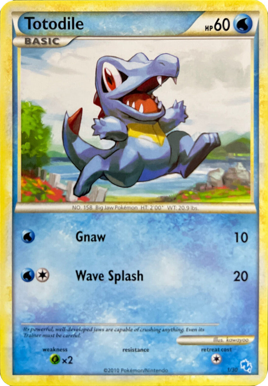 Totodile (1/30) [HeartGold & SoulSilver: Trainer Kit - Gyarados] | Exor Games Bridgewater