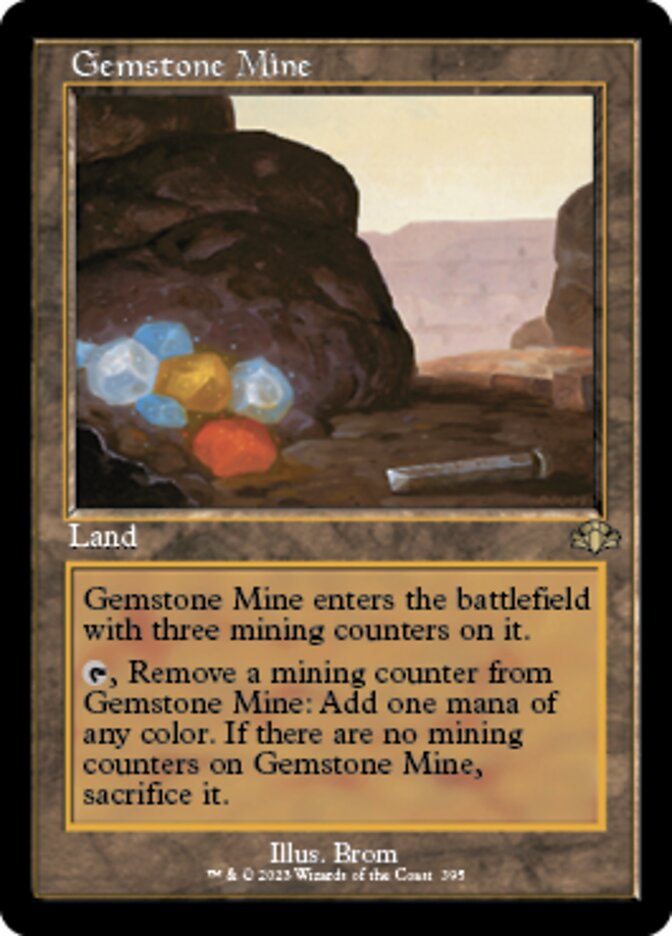 Gemstone Mine (Retro) [Dominaria Remastered] | Exor Games Bridgewater