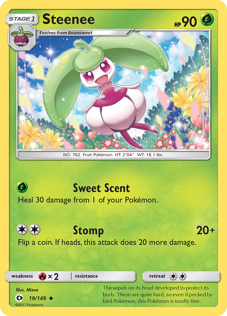 Steenee (19/149) [Sun & Moon: Base Set] | Exor Games Bridgewater