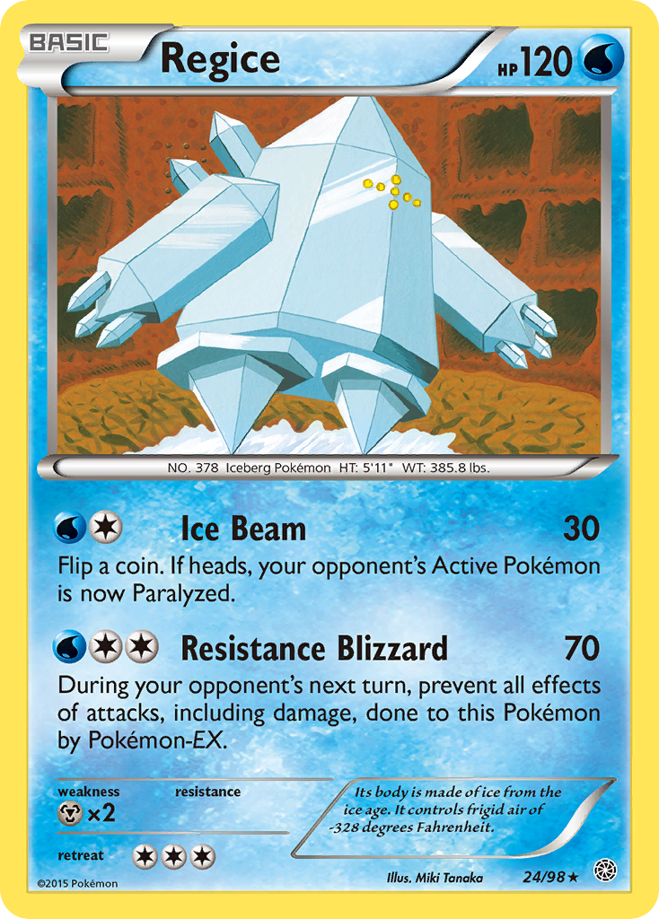 Regice (24/98) [XY: Ancient Origins] | Exor Games Bridgewater