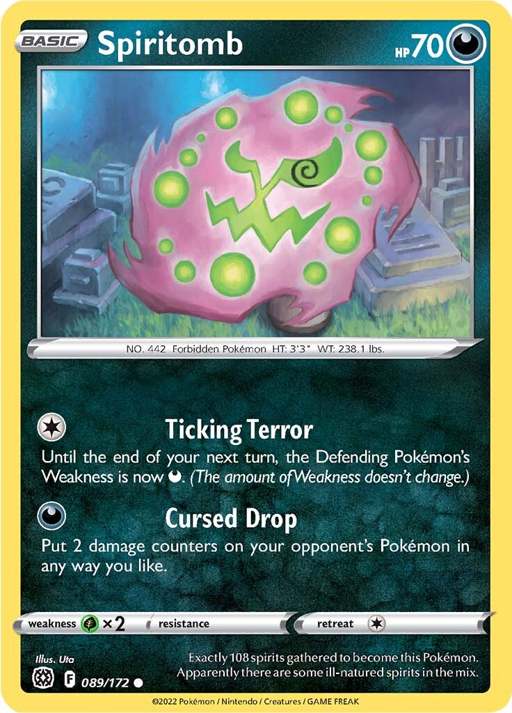 Spiritomb (089/172) [Sword & Shield: Brilliant Stars] | Exor Games Bridgewater