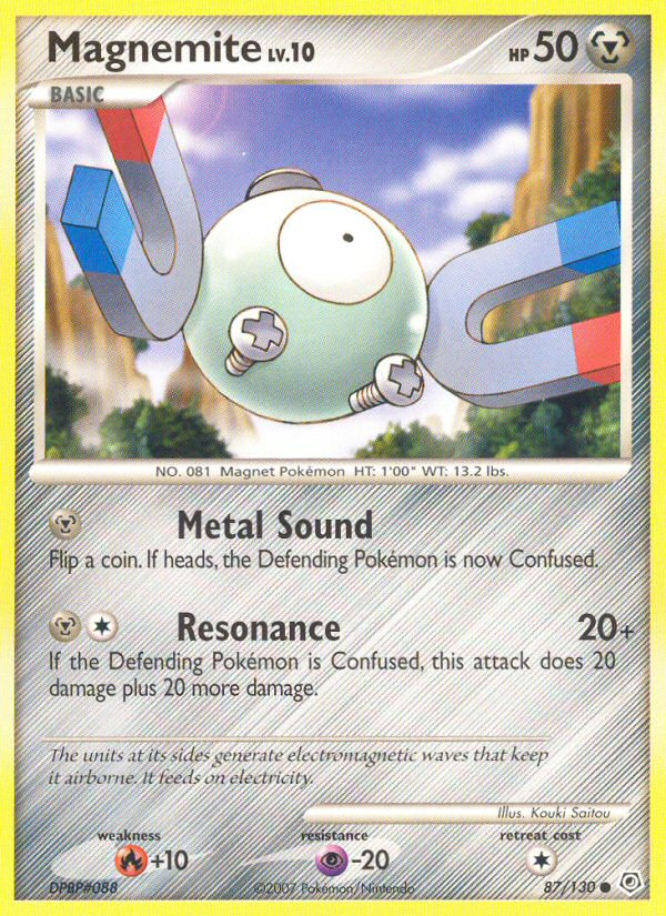 Magnemite (87/130) [Diamond & Pearl: Base Set] | Exor Games Bridgewater