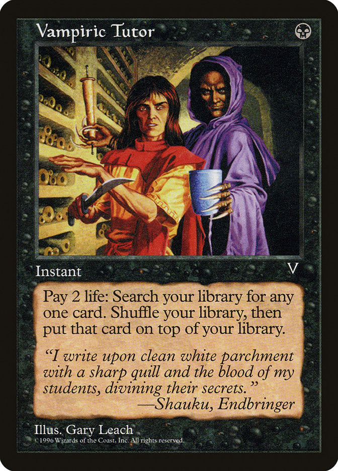 Vampiric Tutor [Visions] | Exor Games Bridgewater