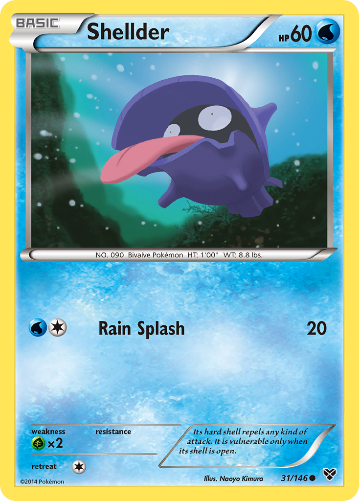 Shellder (31/146) [XY: Base Set] | Exor Games Bridgewater