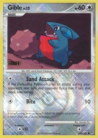 Gible (106/147) (Championship Promo Staff) [Platinum: Supreme Victors] | Exor Games Bridgewater