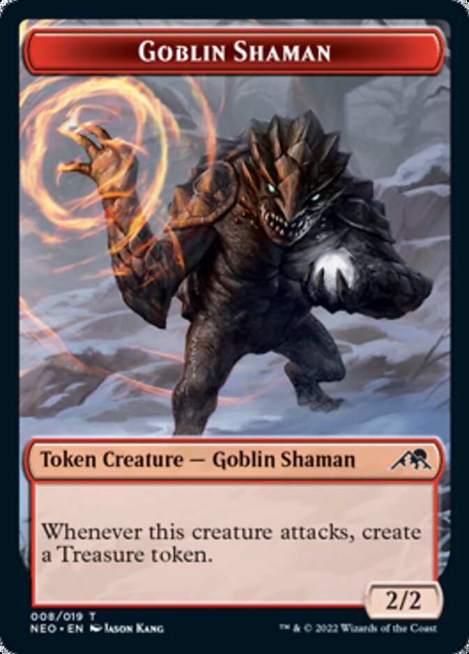 Goblin Shaman Token [Kamigawa: Neon Dynasty Tokens] | Exor Games Bridgewater