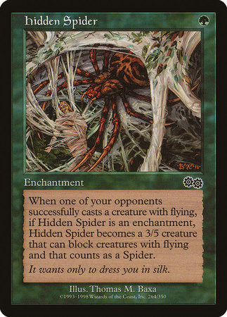 Hidden Spider [Urza's Saga] | Exor Games Bridgewater