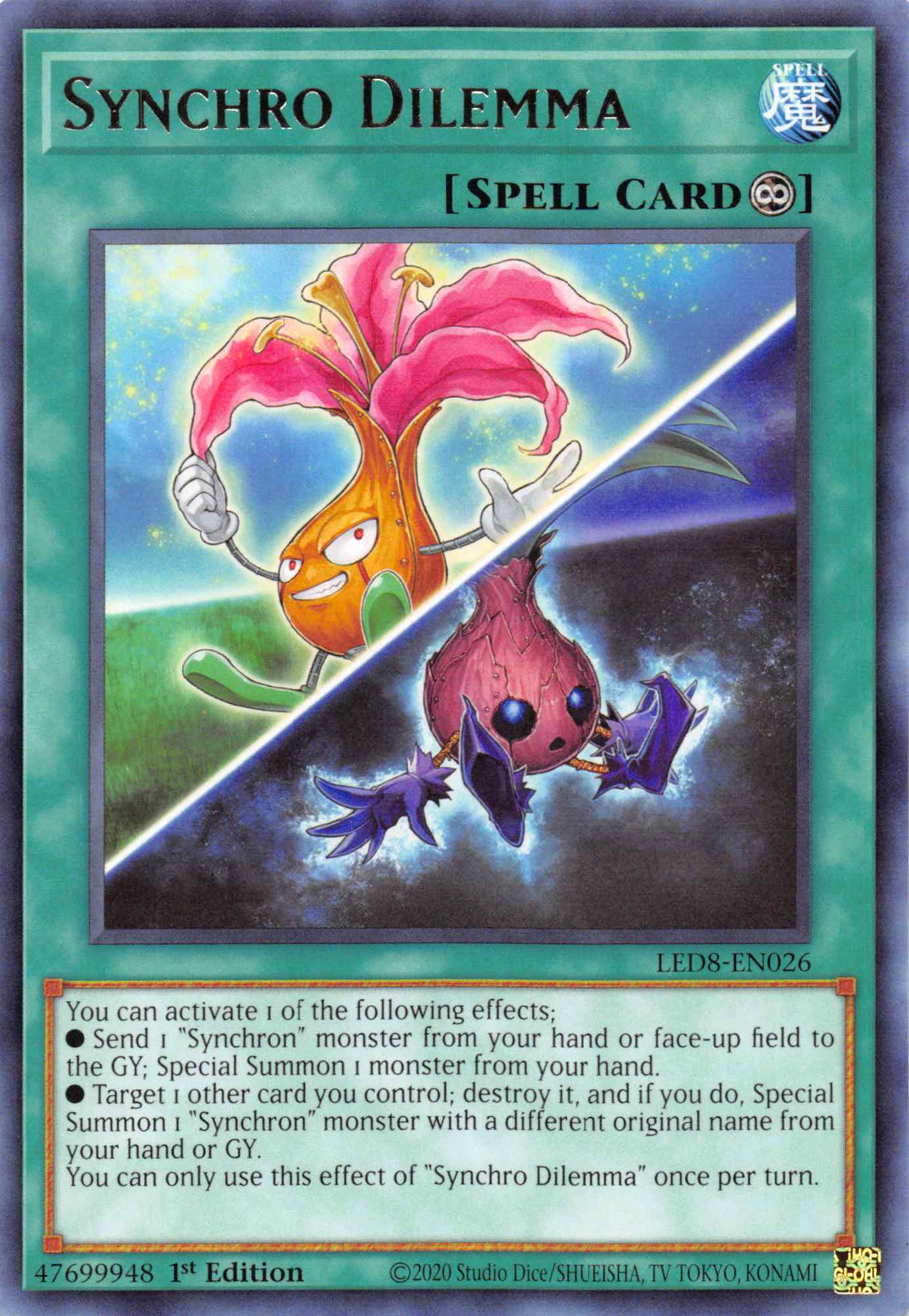 Synchro Dilemma [LED8-EN026] Rare | Exor Games Bridgewater