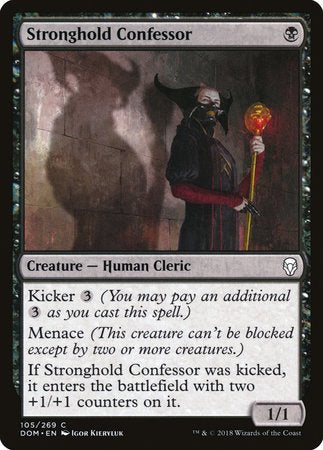 Stronghold Confessor [Dominaria] | Exor Games Bridgewater