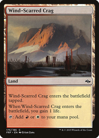 Wind-Scarred Crag [Fate Reforged] | Exor Games Bridgewater