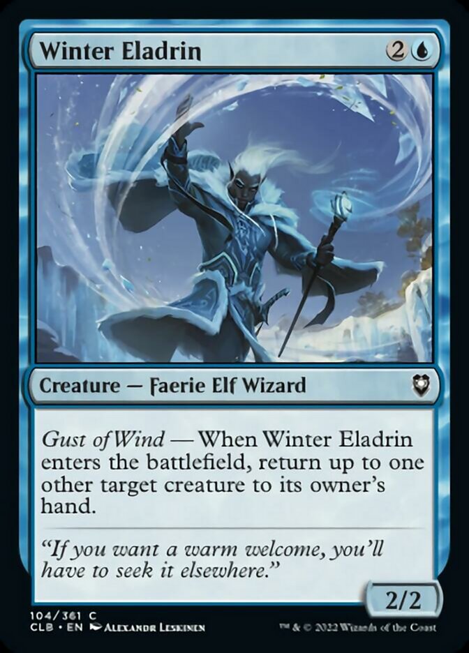 Winter Eladrin [Commander Legends: Battle for Baldur's Gate] | Exor Games Bridgewater