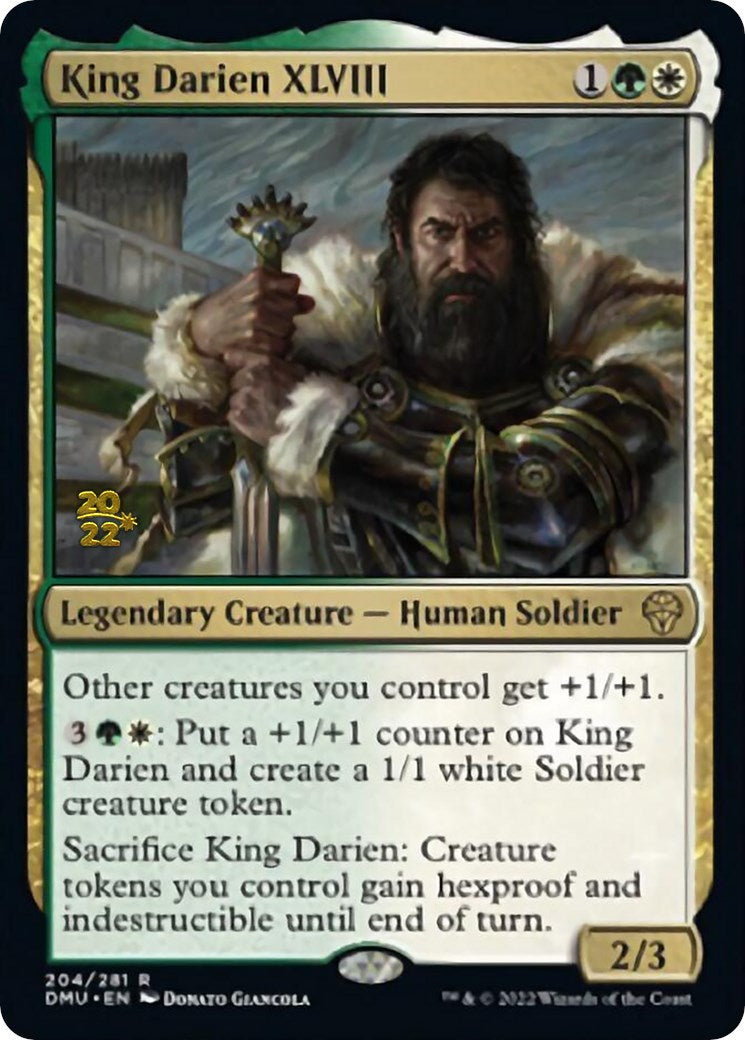 King Darien XLVIII [Dominaria United Prerelease Promos] | Exor Games Bridgewater