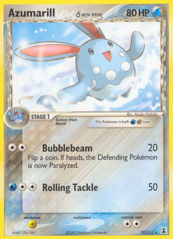 Azumarill (19/113) (Delta Species) [EX: Delta Species] | Exor Games Bridgewater