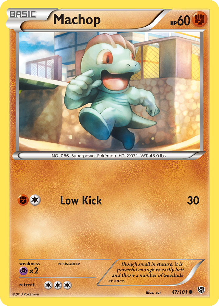 Machop (47/101) [Black & White: Plasma Blast] | Exor Games Bridgewater