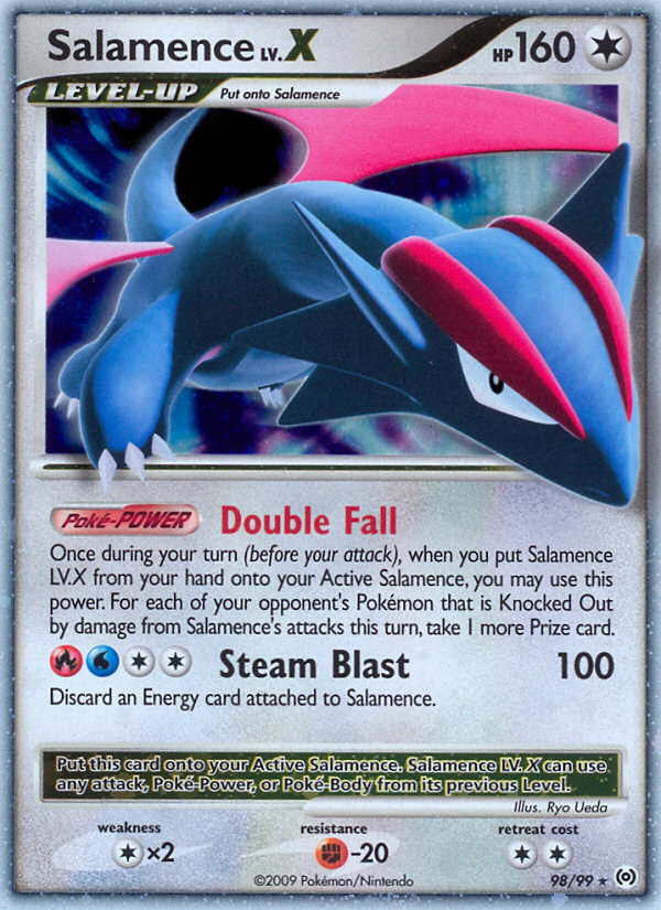 Salamence LV.X (98/99) [Platinum: Arceus] | Exor Games Bridgewater