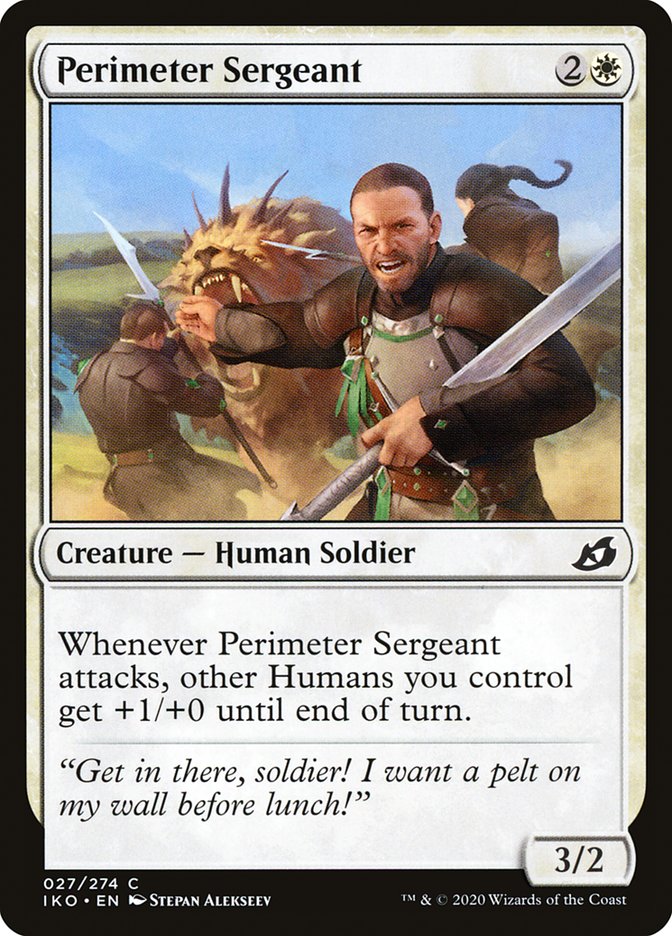 Perimeter Sergeant [Ikoria: Lair of Behemoths] | Exor Games Bridgewater