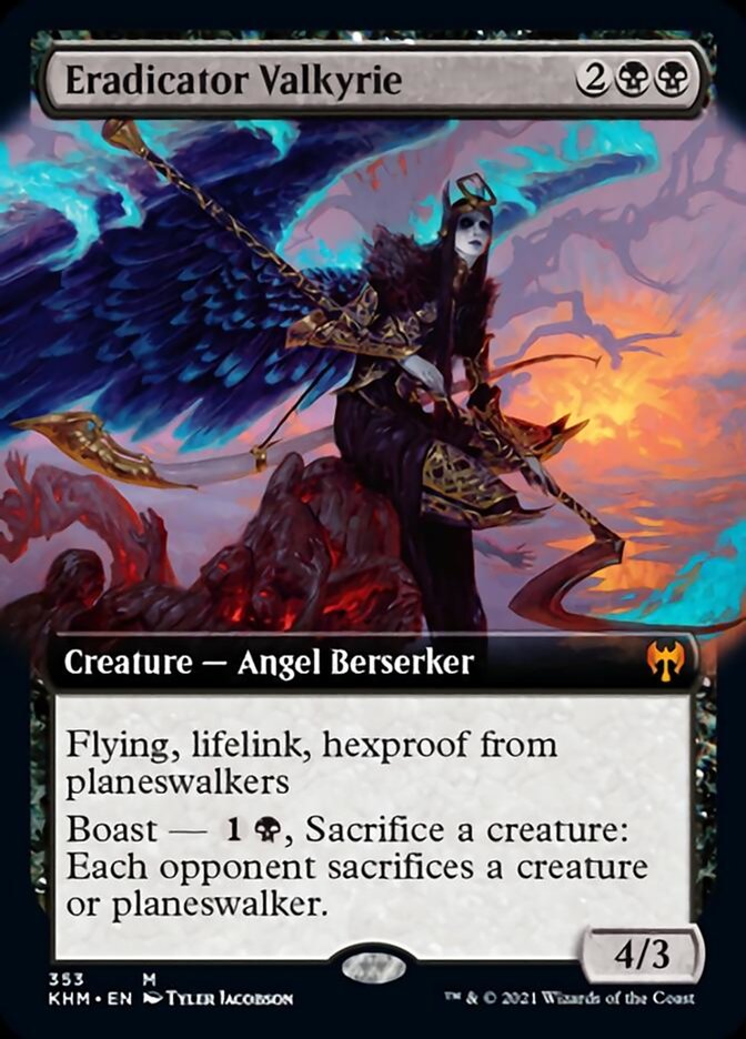 Eradicator Valkyrie (Extended Art) [Kaldheim] | Exor Games Bridgewater