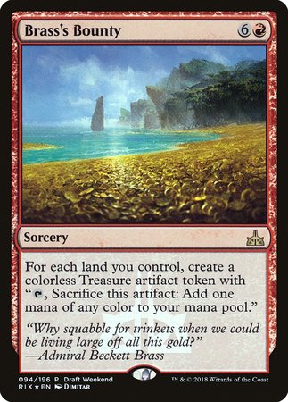 Brass's Bounty [Rivals of Ixalan Promos] | Exor Games Bridgewater