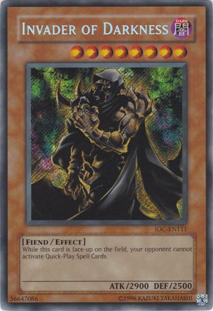 Invader of Darkness [IOC-EN111] Secret Rare | Exor Games Bridgewater