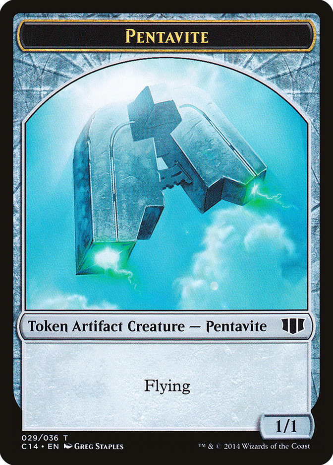 Myr // Pentavite Double-sided Token [Commander 2014 Tokens] | Exor Games Bridgewater