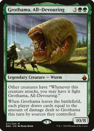 Grothama, All-Devouring [Battlebond] | Exor Games Bridgewater