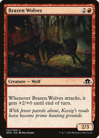 Brazen Wolves [Eldritch Moon] | Exor Games Bridgewater