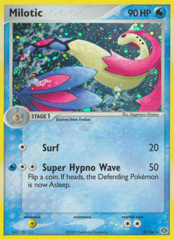 Milotic (8/106) [EX: Emerald] | Exor Games Bridgewater