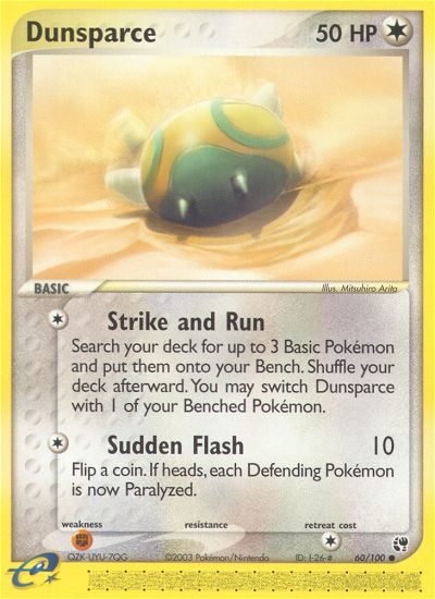 Dunsparce (60/100) [EX: Sandstorm] | Exor Games Bridgewater