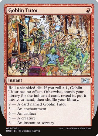 Goblin Tutor [Unsanctioned] | Exor Games Bridgewater