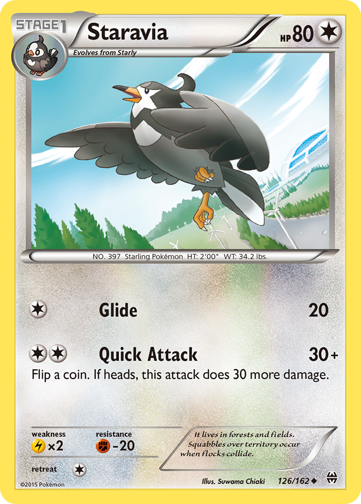 Staravia (126/162) [XY: BREAKthrough] | Exor Games Bridgewater