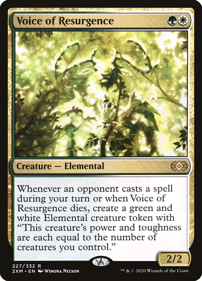 Voice of Resurgence [Double Masters] | Exor Games Bridgewater
